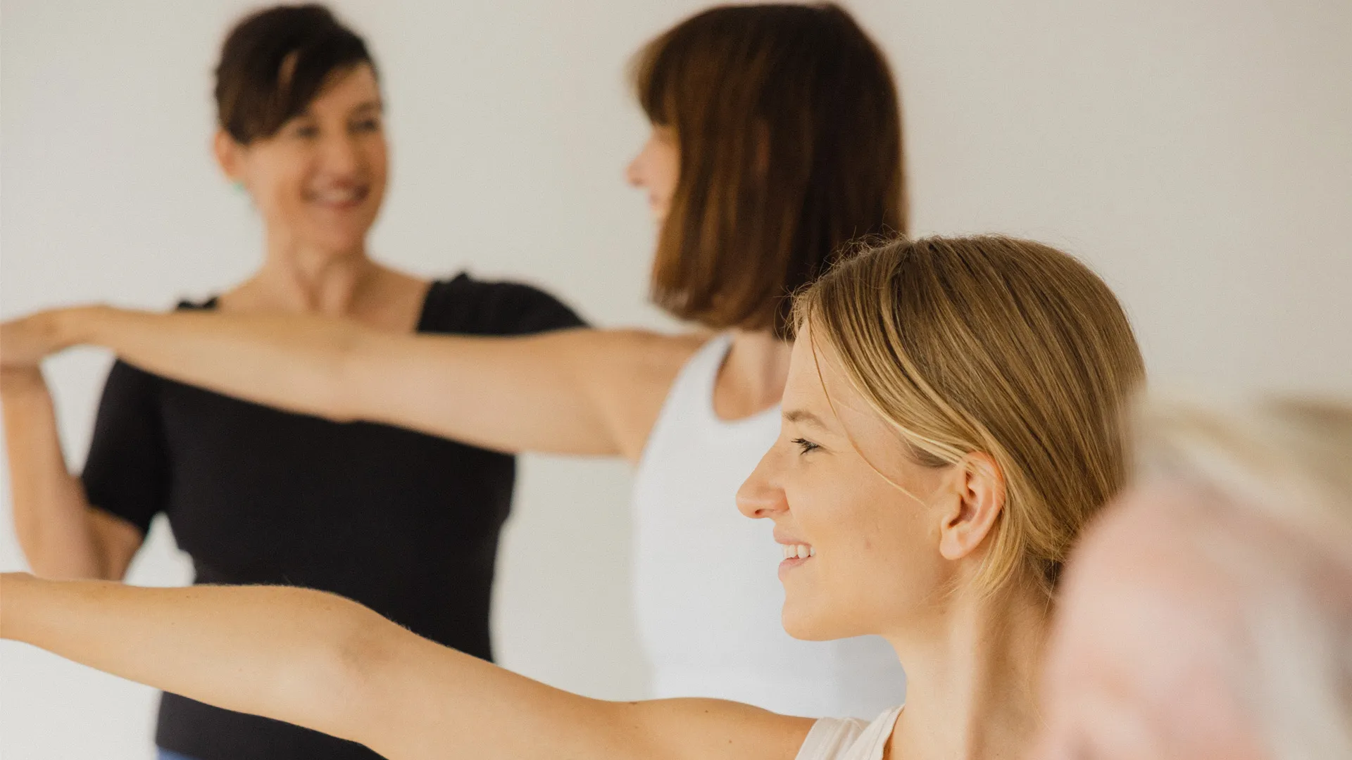 A yoga class with Debby Lewis at Inna Bliss Yog Bulimba Brisbane